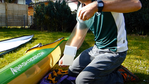 How to protect your surfski rails or kayak deck from paddle scuffs